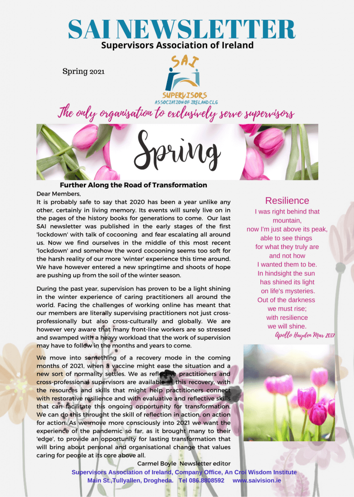 newsletter spring SAI